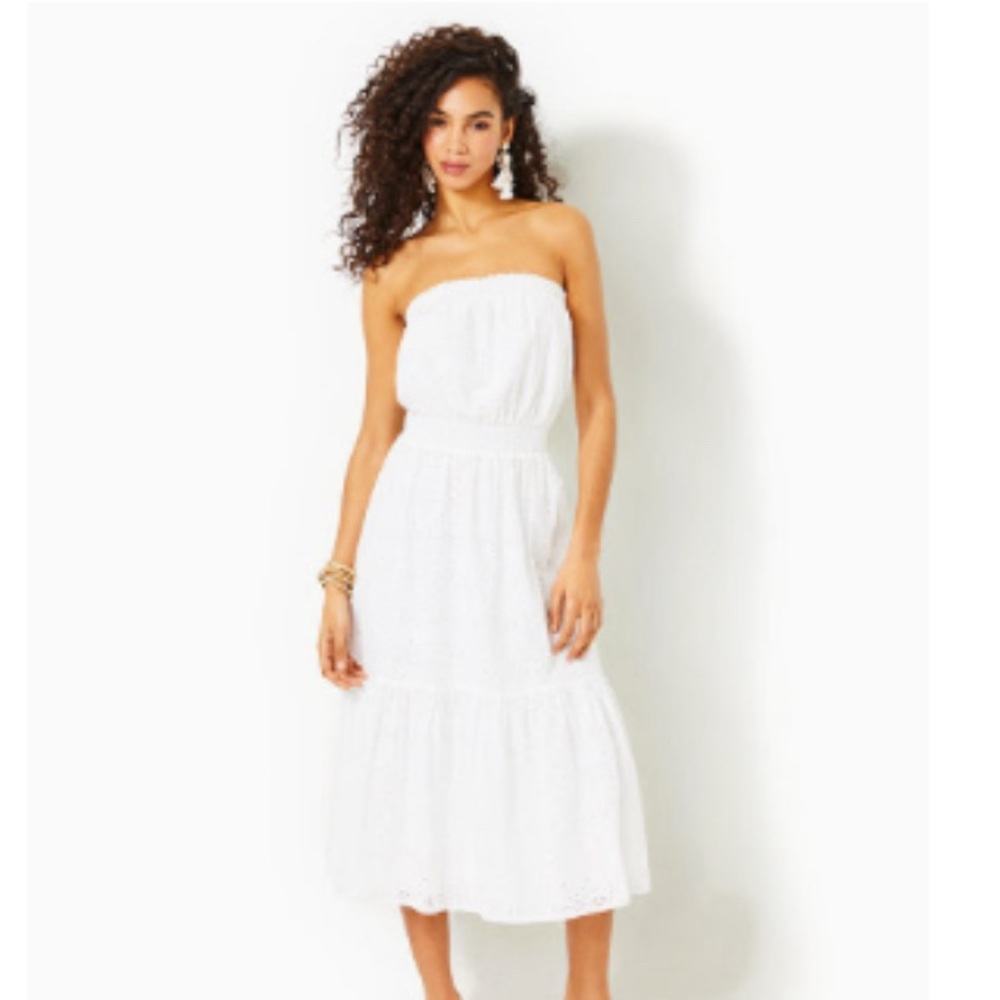 NWT Lilly Pulitzer Nikole Strapless Dress Size S